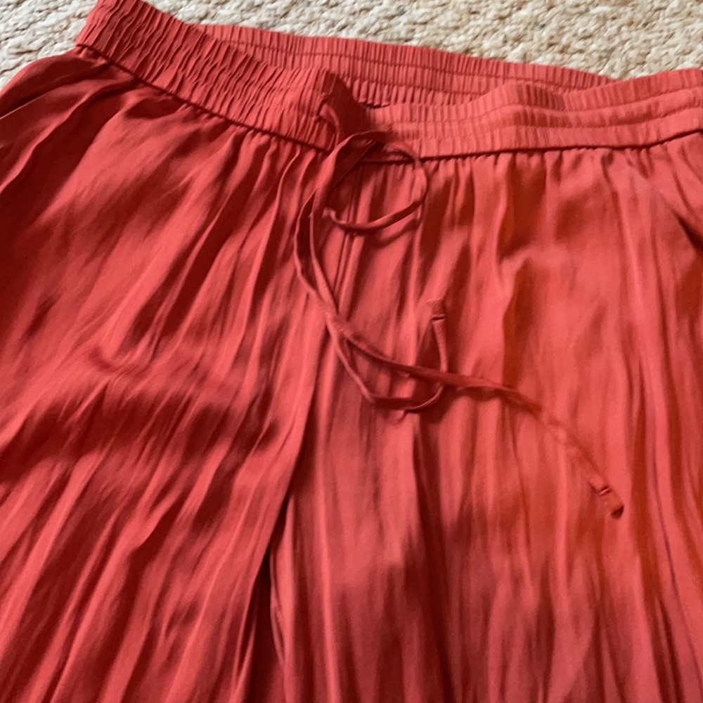 Loft Rust colored drawstring pants - Picture 2 of 2